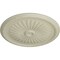 Ekena Millwork Juniper Ceiling Medallion (Fits Canopies up to 7"), Hand-Painted Clear Yellow, 36"OD x 1 1/2"P CM36JUCYF - alternate 3